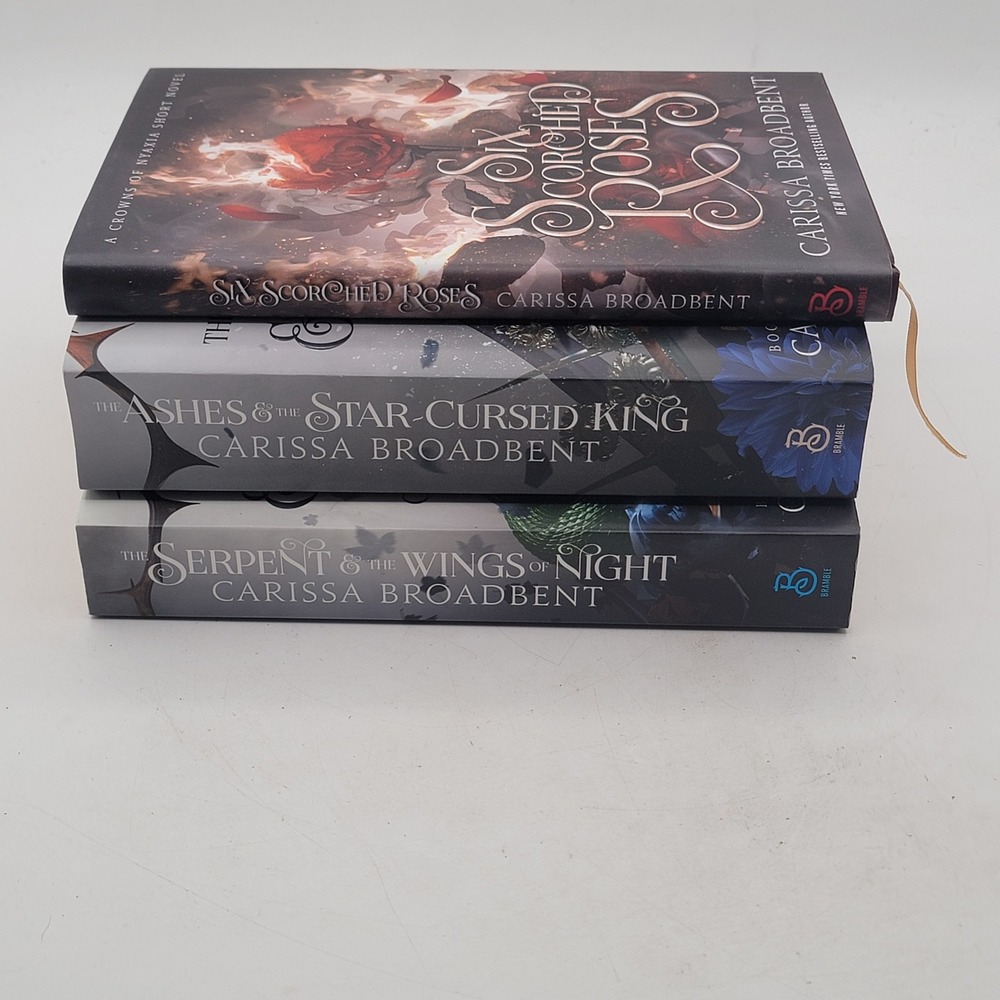 Carissa Broadbent Crowns of Nyaxia 3 Book Set Mixed 1st Bramble Editions